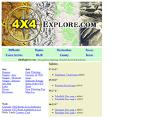 Tablet Screenshot of 4x4explore.com